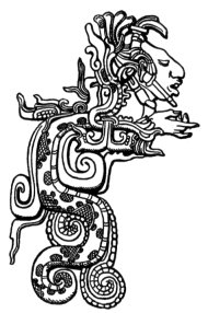 Der aztekische Gott Quetzalcoatl